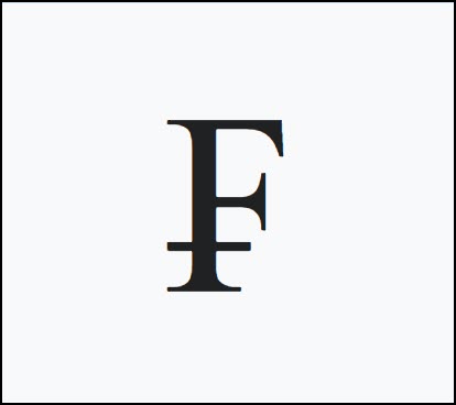 Символ (знак) франка