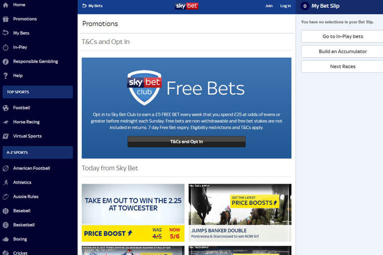 Skybet букмекерская контора