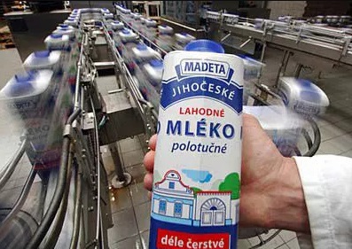 Чешское молоко.