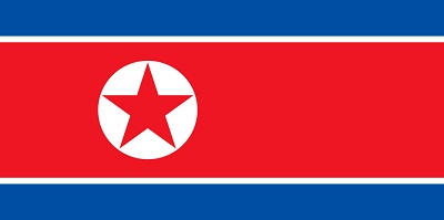 Флаг КНДР (Северной Кореи).