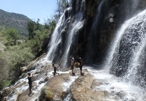 Водопад в Таджикистане
