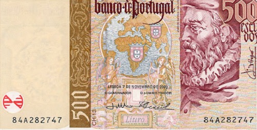 500 португальских эскудо