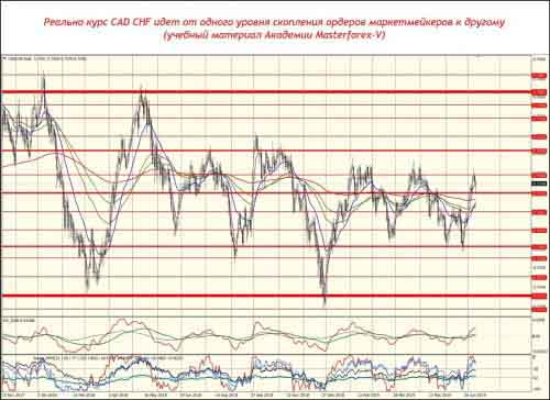 Реальный курс CAD CHF