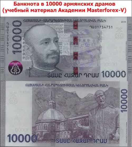Банкнота 10000 драмов Банкнота 10000 драмов
