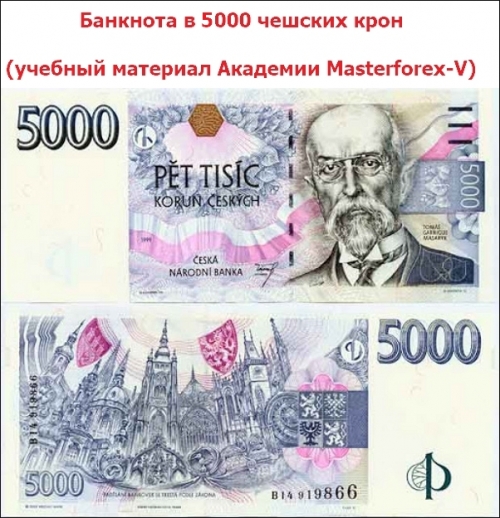 Банкнота 5000 крон