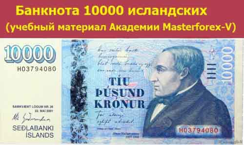 Банкнота 10000 крон