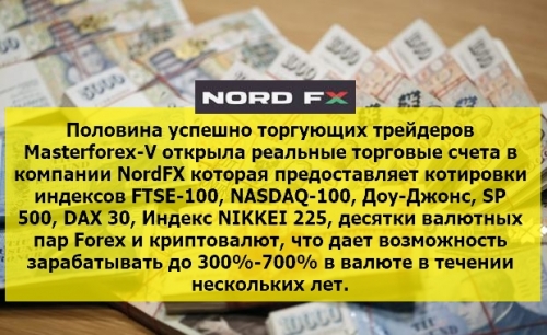 Брокер Nordfx для торговли на курсах валют на рынке форекс