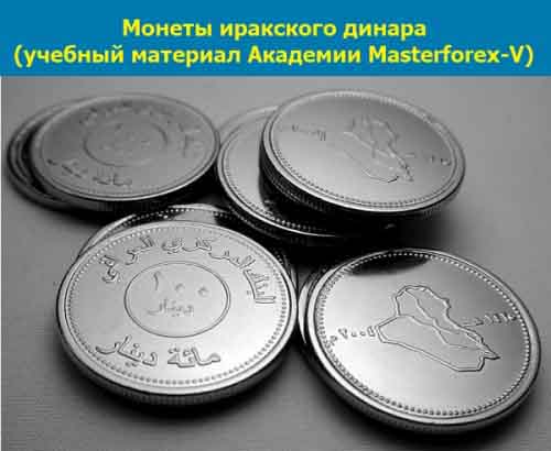 Монеты иракского динара