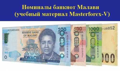 Номиналы банкнот Малави Номиналы банкнот Малави