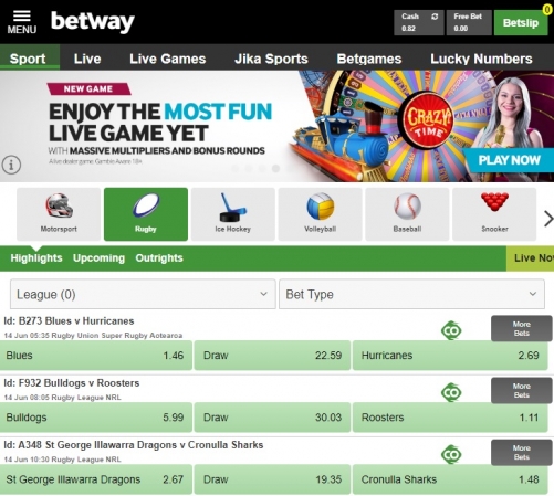 Акции и специальные предложения Betway