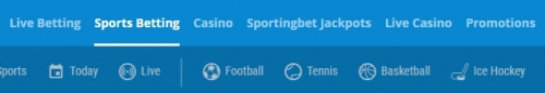 Игры и программное обеспечение БК Sportingbet 