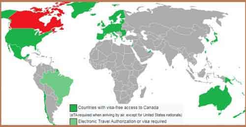 Визовая политика Канады