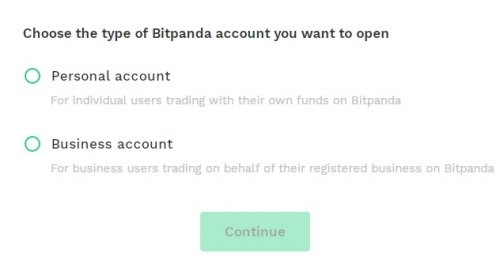 Регистрация на бирже Bitpanda Pro