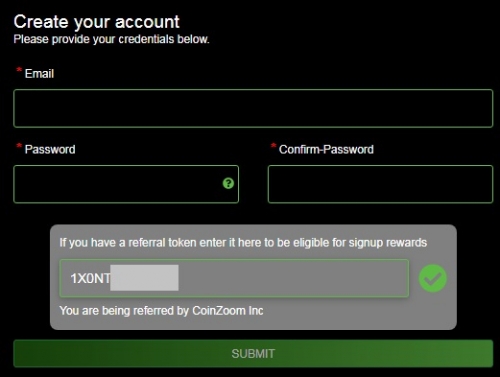 Регистрация на криптобирже CoinZoom Регистрация на криптобирже CoinZoom