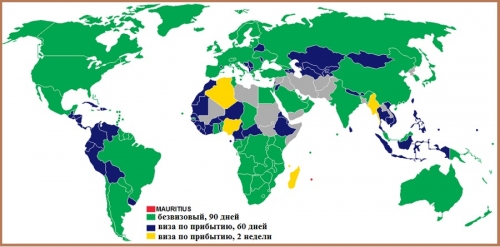 Визовый режим Маврикия