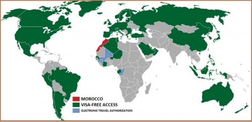 Визовый режим Марокко