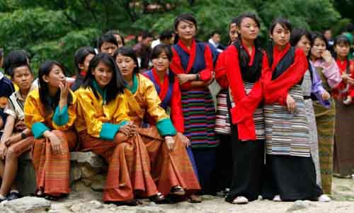 Жители Бутана