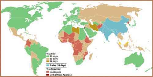 Визовая политика Малайзии