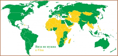 Визовый режим Сент-Китса и Невиса