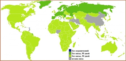 Визовый режим Сент-Винсента и Гренадин