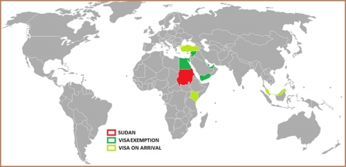 Визовый режим Судана