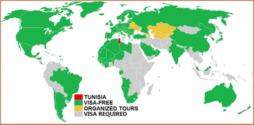 Визовый режим Туниса