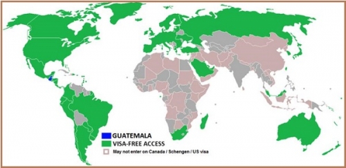Визовый режим Гватемалы