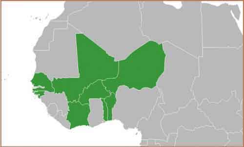 Зона западноафриканского франка