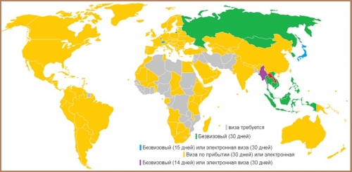 Визовый режим Лаоса