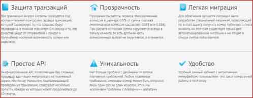 Возможности системы NixMoney
