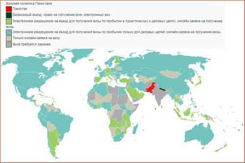 Визовая политика Пакистана