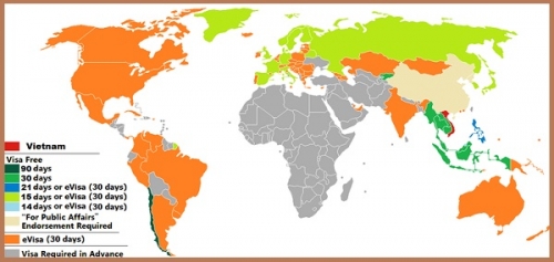 Визовая политика Вьетнама